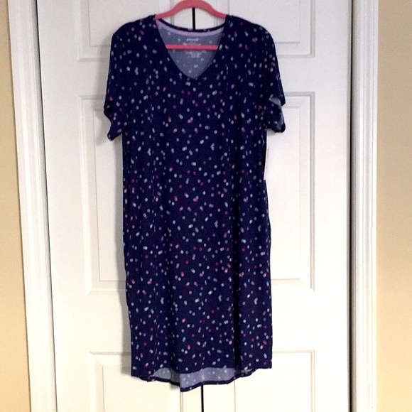Joyspun Polka Dots Blue Chemie XL - Picture 1 of 6